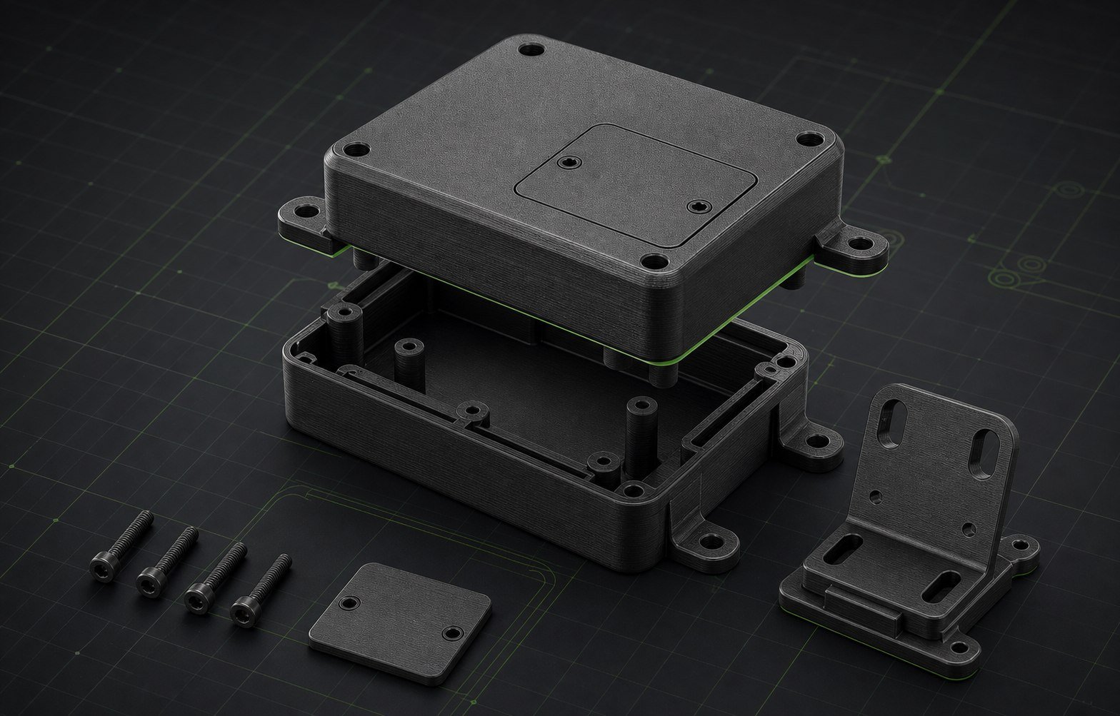 Functional Prototype Pack rendered CAD prototype model